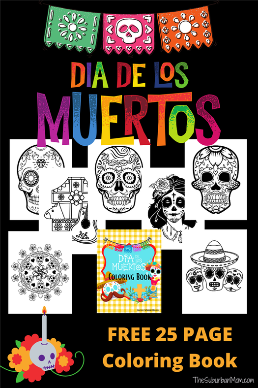 Dia De Los Muertos Coloring Pages Free