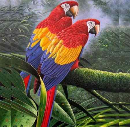 awesome bird painting