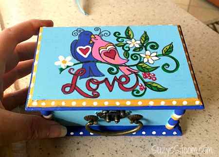 love birds words to live by painting diy11