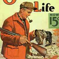 Outdoor Life Magazine Cover December 1935 by Outdoor Life