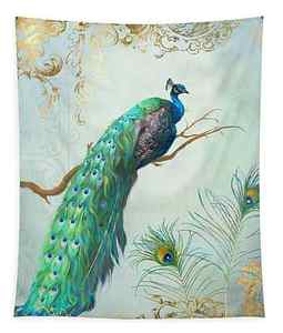 Bird On Branch Tapestries