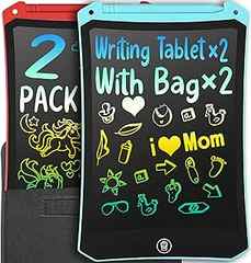 Sponsored Ad - 2 Pack LCD Writing Tablet for Kids Doodle Board with 2 Bag, Electronic Drawing Tablet Drawing Pads, LEYAOYA. 