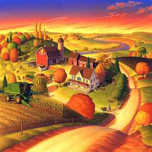 Wall Art - Painting - Fall on the Farm by Robin Moline