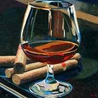 Cigars and Brandy by Christopher Mize