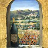Wine And Poppies by Marilyn Dunlap