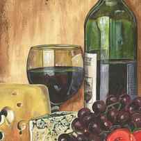 Red Wine and Cheese by Debbie DeWitt