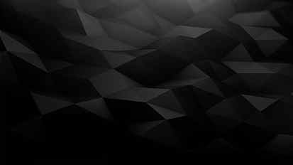 black, abstract, dark, polygon art, digital art, 3d design HD wallpaper