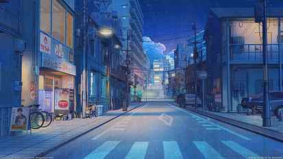 Japan Street illustration, digital art, artwork, city, architecture HD wallpaper