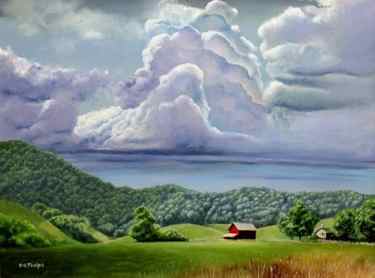 Bath County storm painting