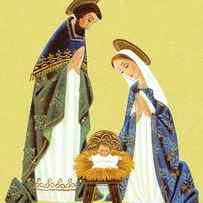Nativity Scene by CSA Images