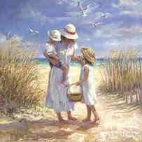 Mothers Day Beach by Laurie Snow Hein