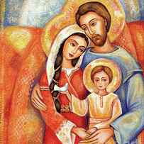 The Holy Family by Eva Campbell