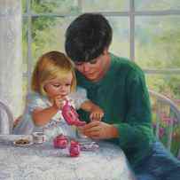 Tea for two by Laurie Snow Hein