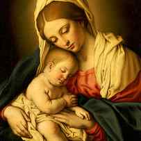 The Madonna and Child by Il Sassoferrato