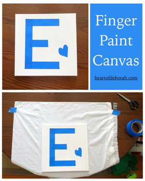 Finger Painting Craft for Toddlers