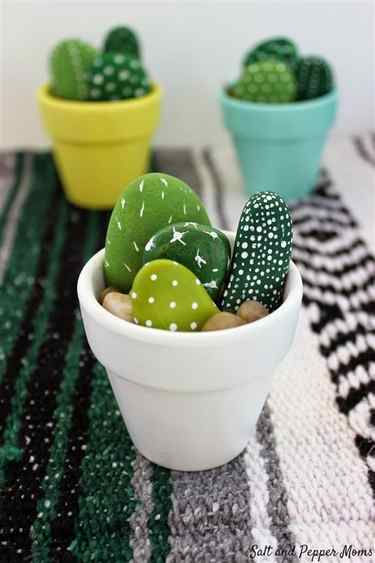 Mothers Day Crafts For Kids - Mini Cactus