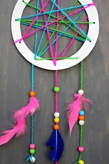 Mothers Day Crafts For Kids - Dream Catcher