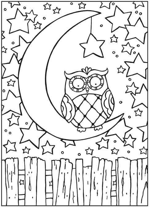 Owl Coloring Page Printable