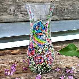 Vases handmade. Livemaster - original item Flower vase 