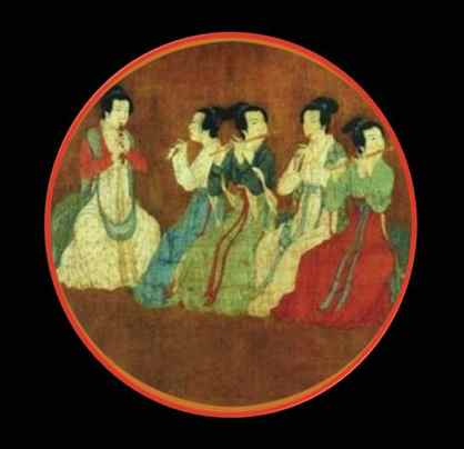 Fragment from Emperor Huanshong painting