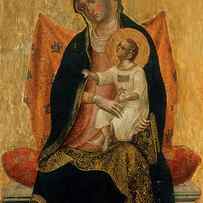 Madonna And Child By Paolo Veneziano by Paolo Veneziano