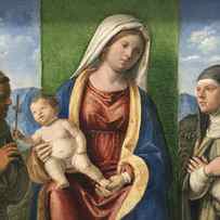 Madonna and Child with Saints Francis and Clare by Giovanni Battista Cima