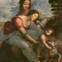 Virgin and Child with Saint Anne by Leonardo Da Vinci