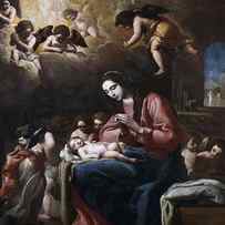 Madonna and Child with Angels by Eugenio Cajes