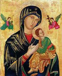 Wall Art - Painting - Our Lady of Perpetual Help Icon by Magdalena Walulik