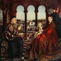 The Virgin and Child and the Chancellor Rolin by Jan van Eyck