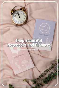 Shop Beautiful Notebooks and Planners ad