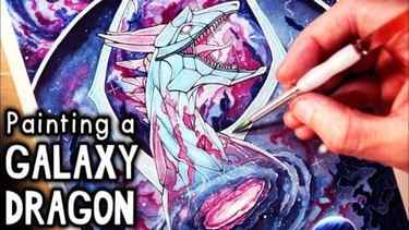 Read more about the article Let’s Paint a GALAXY DRAGON with LethalChris Drawing