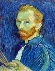 Self-portrait, Vincent van Gogh, 1889, oil on canvas, GL Archive / Alamy Stock Photo