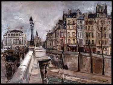 Paintings of Paris, travel art, Europe