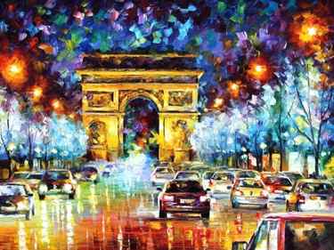 Paris Art, paintings of Europe, travel