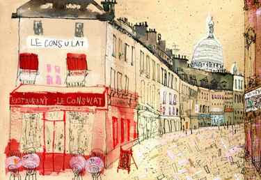 Paintings of Paris, Art, Europe travel