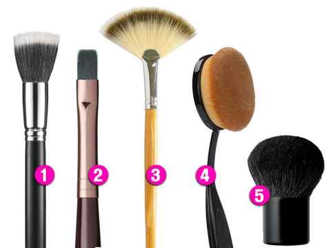 Here are some basic brushes to ace your face and lip makeup and contour.