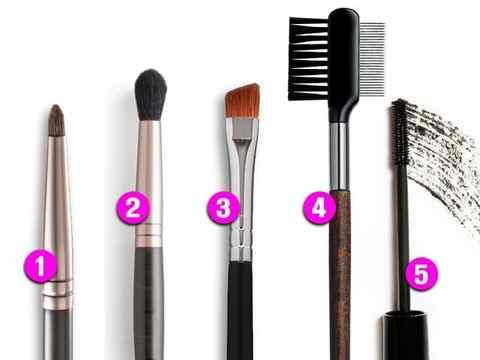 These brushes are ideal for hassle-free eye makeup. Some multi-purpose ones are great for the lips too.