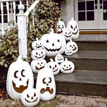 outdoor pumpkin decorations