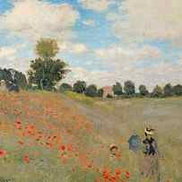 Wild Poppies near Argenteuil by Claude Monet
