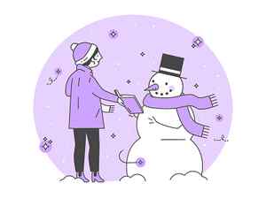 Snow Day ❄️     book books hat purple reading scarf snow snow day snow globe snow man snowman teacher