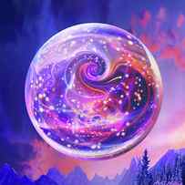 Celestial Snow Globe by Robin Moline
