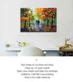 Oil Paintings On Canvas Wall Art Hand Painted Abstract Couple Painting