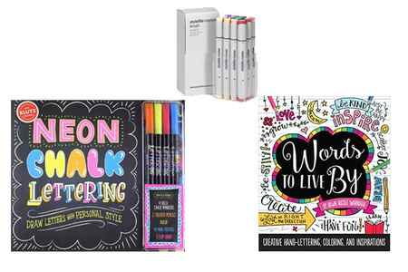 Lettering Gift Ideas for Creative Kids Who Love Art