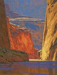 Wall Art - Painting - Deep in the Canyon by Cody DeLong