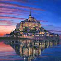 Mont Saint-Michel Soir by Richard Harpum