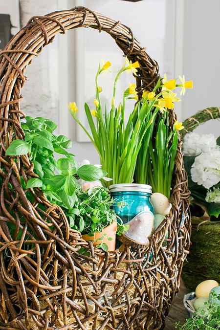 DIY Adult Easter Basket Ideas | Inspiration via Waiting on Martha