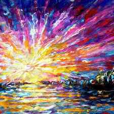 Enchanted Sunrise by OLena Art
