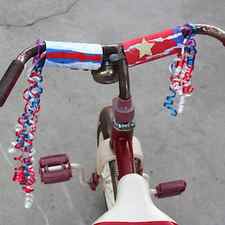 4th of July Parade Streamers kids Craft for Bicycles