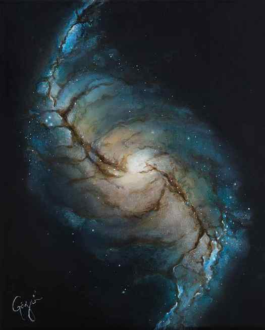 Amazing space art painting